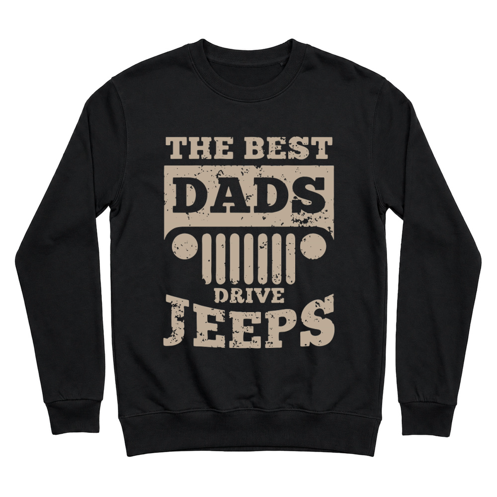 Product The best Dads drive Jeeps - offroad gift Unisex Sweatshirt