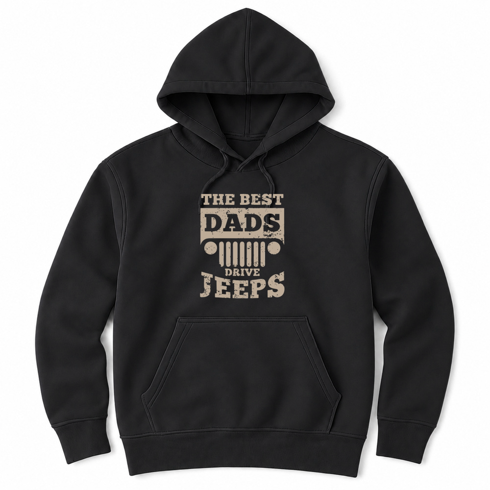 Product The best Dads drive Jeeps - offroad gift Unisex Hoodie