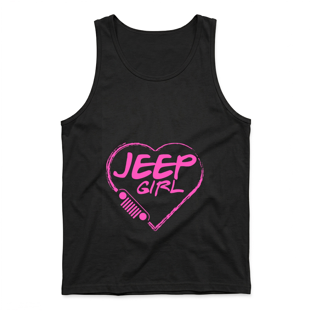 Product Jeep girl - Pink heart lovely T-shirt Women's T-Shirt Tank Top
