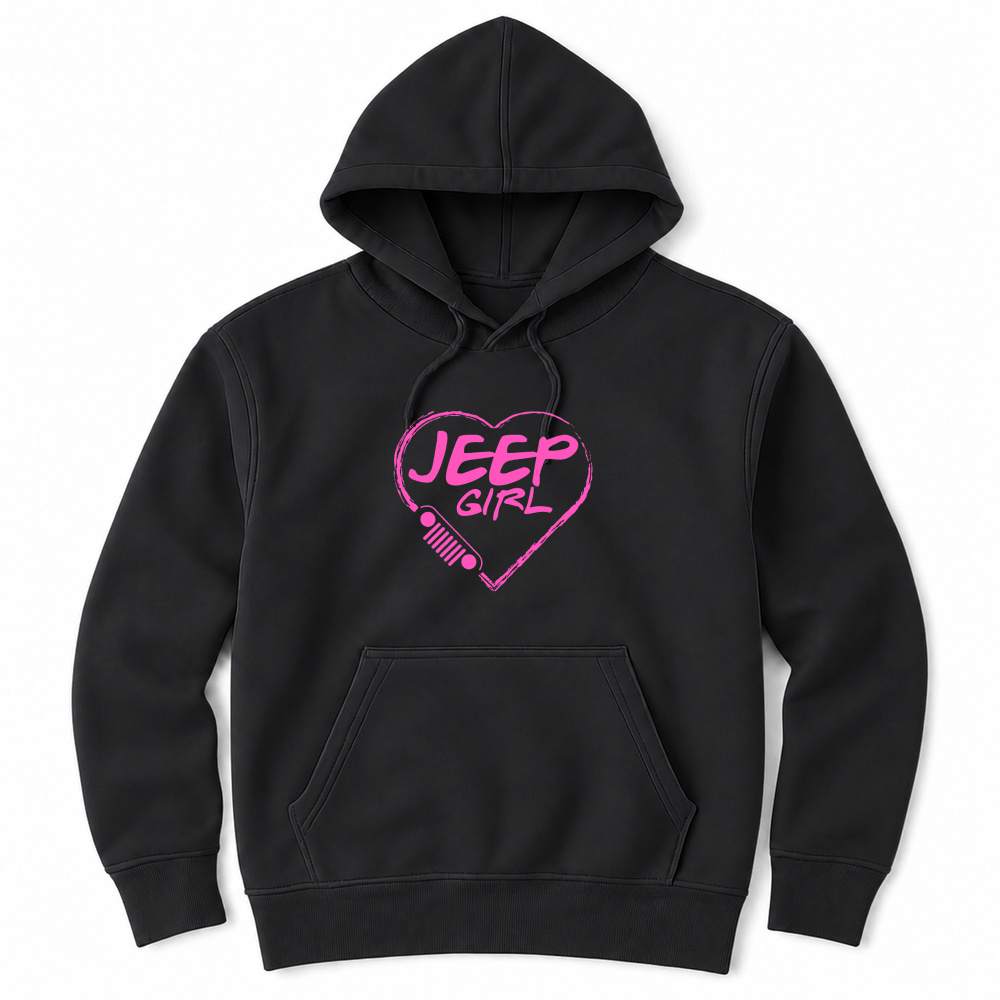 Product Jeep girl - Pink heart lovely T-shirt Women's T-Shirt Unisex Hoodie