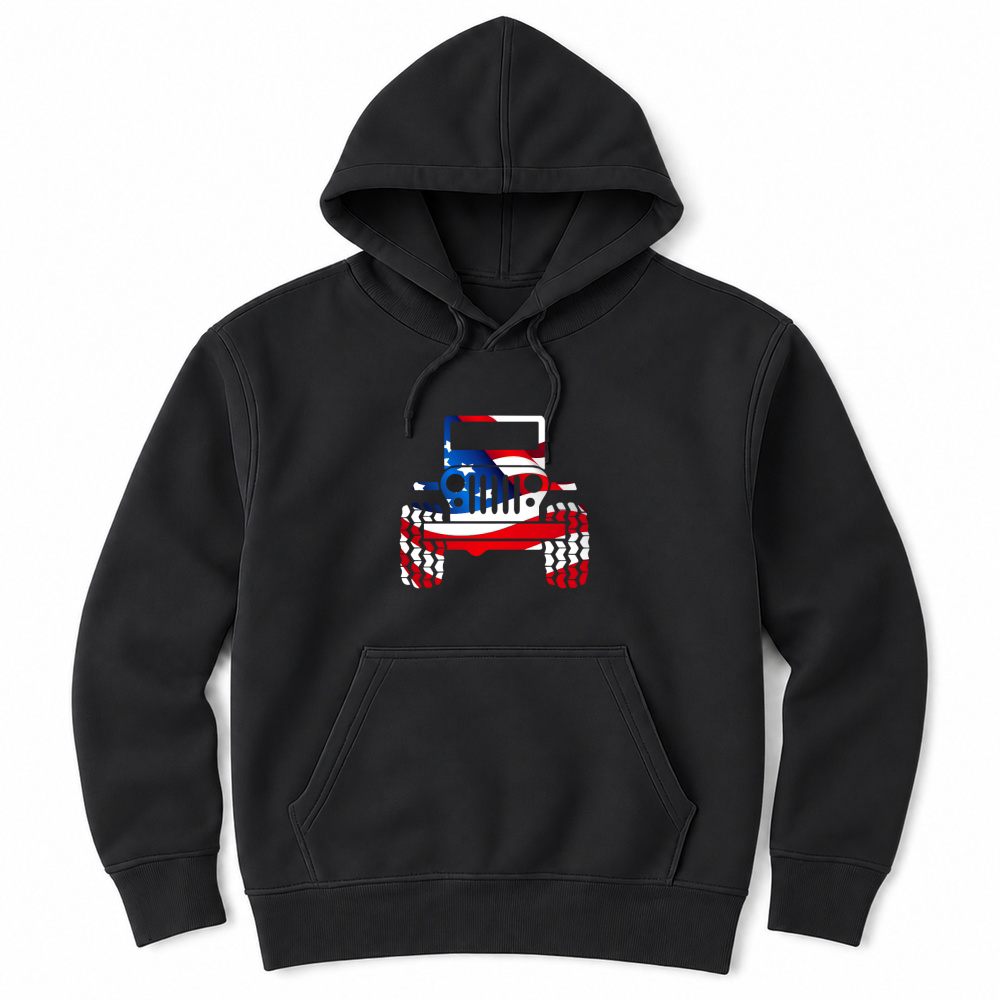 Product Jeep flag Mug Unisex Hoodie
