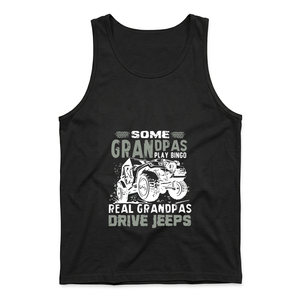 Product some grandpas real grandpas drive jeep t shirts T-Shirt Unisex Tank Top
