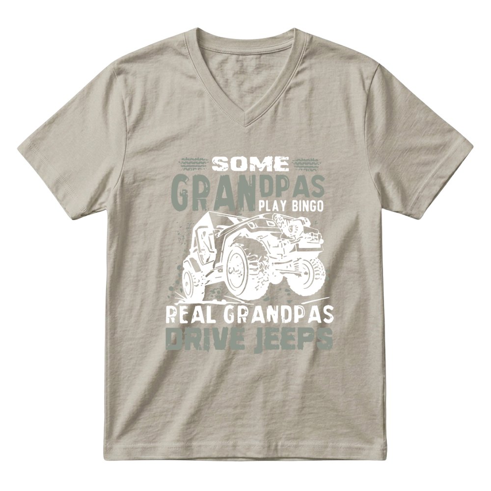Product some grandpas real grandpas drive jeep t shirts T-Shirt Unisex V-Neck T-shirt