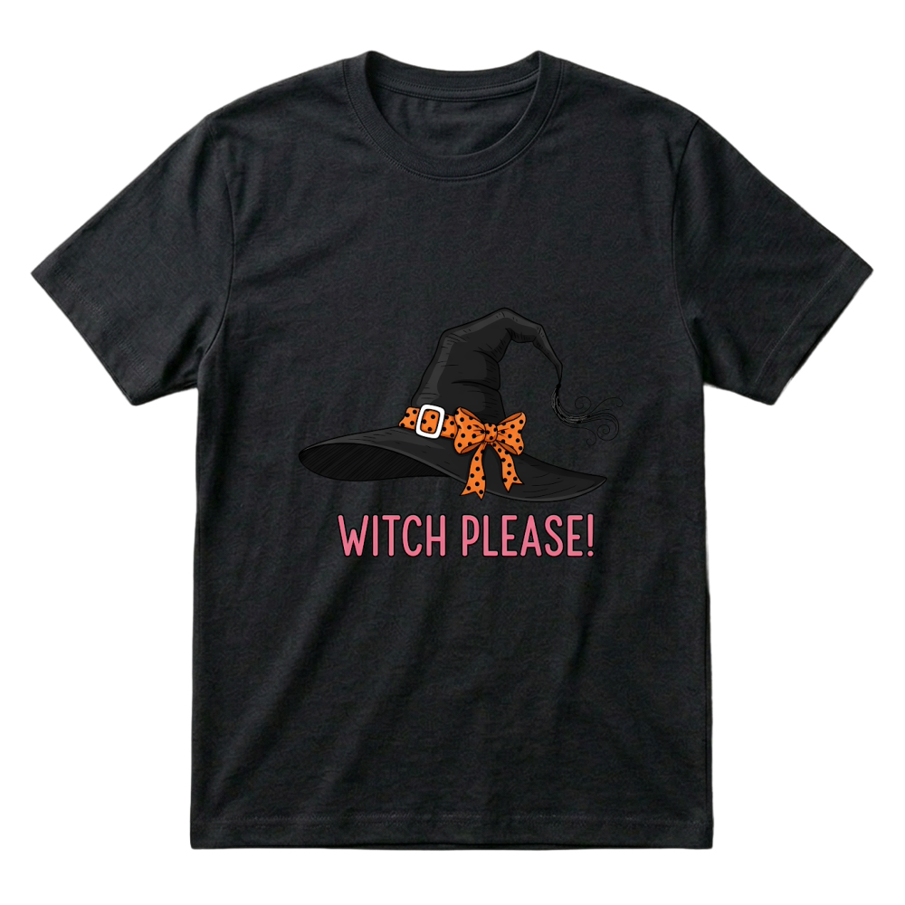 Product Halloween Retro Witch Please Hat T-Shirt