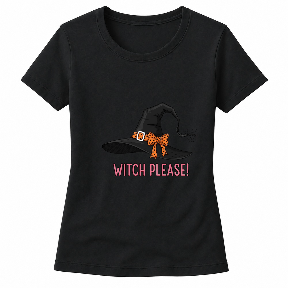Product Halloween Retro Witch Please Hat Women's T-shirts