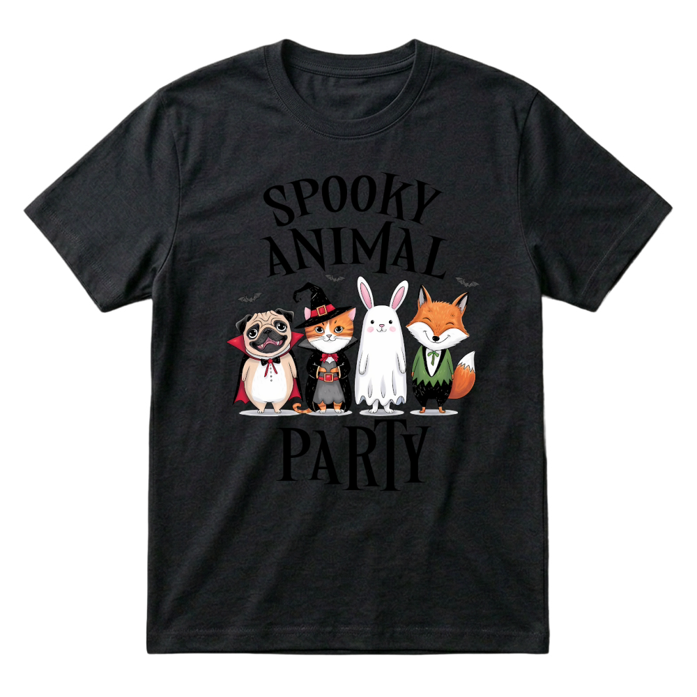 Product Cute Spooky Animal Party Halloween T-Shirt