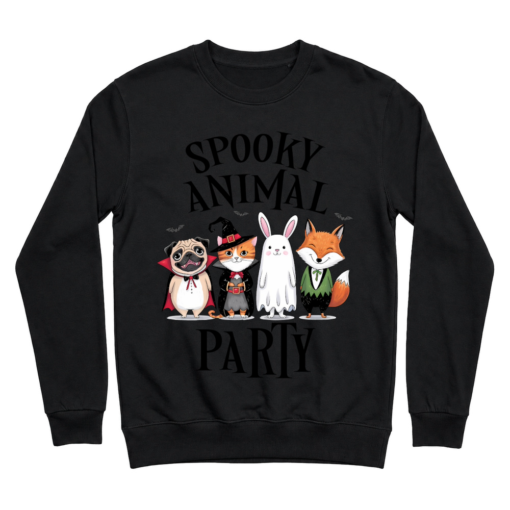 Product Cute Spooky Animal Party Halloween Unisex Sweatshirt