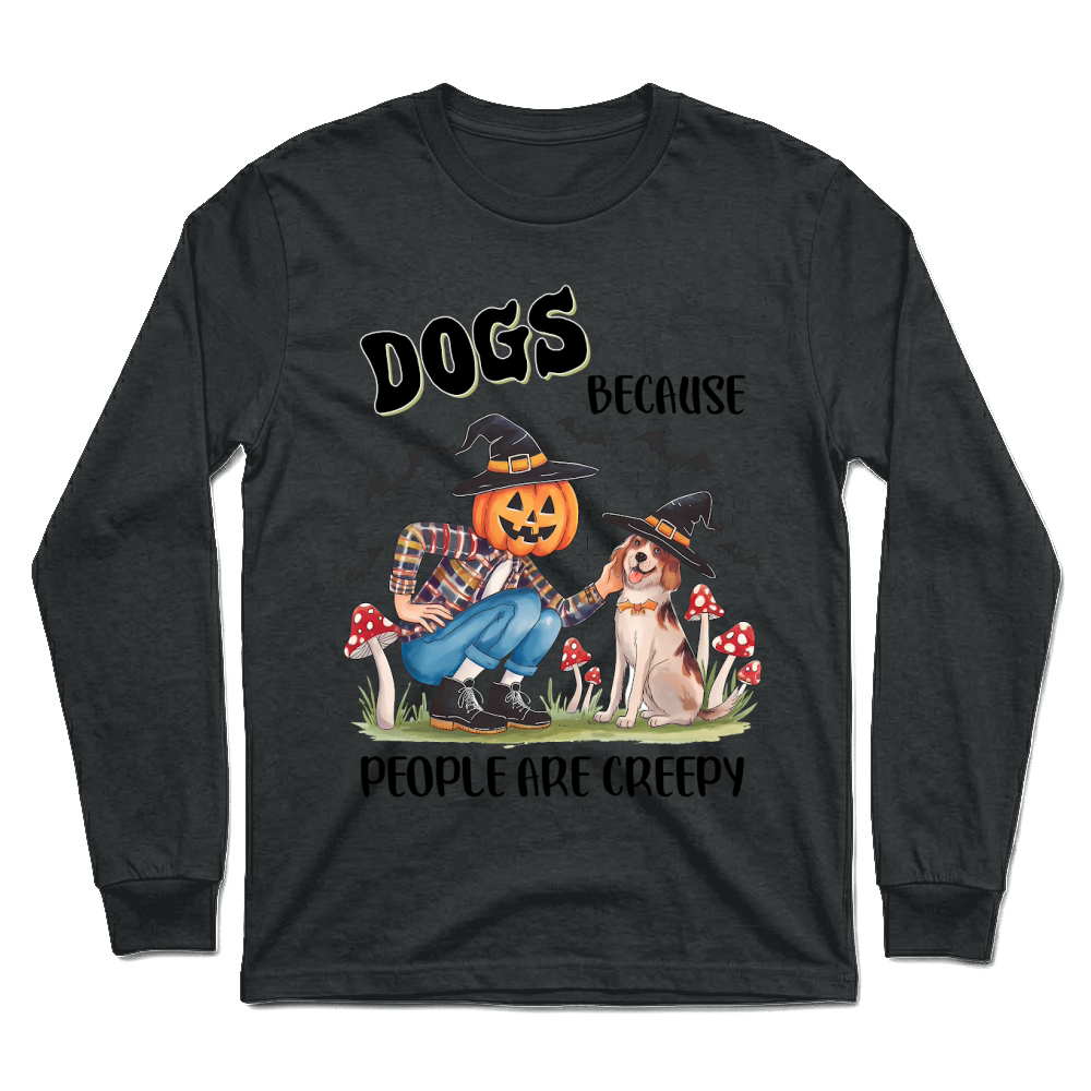 Product Dogs Over People Funny Halloween Unisex Longsleeve