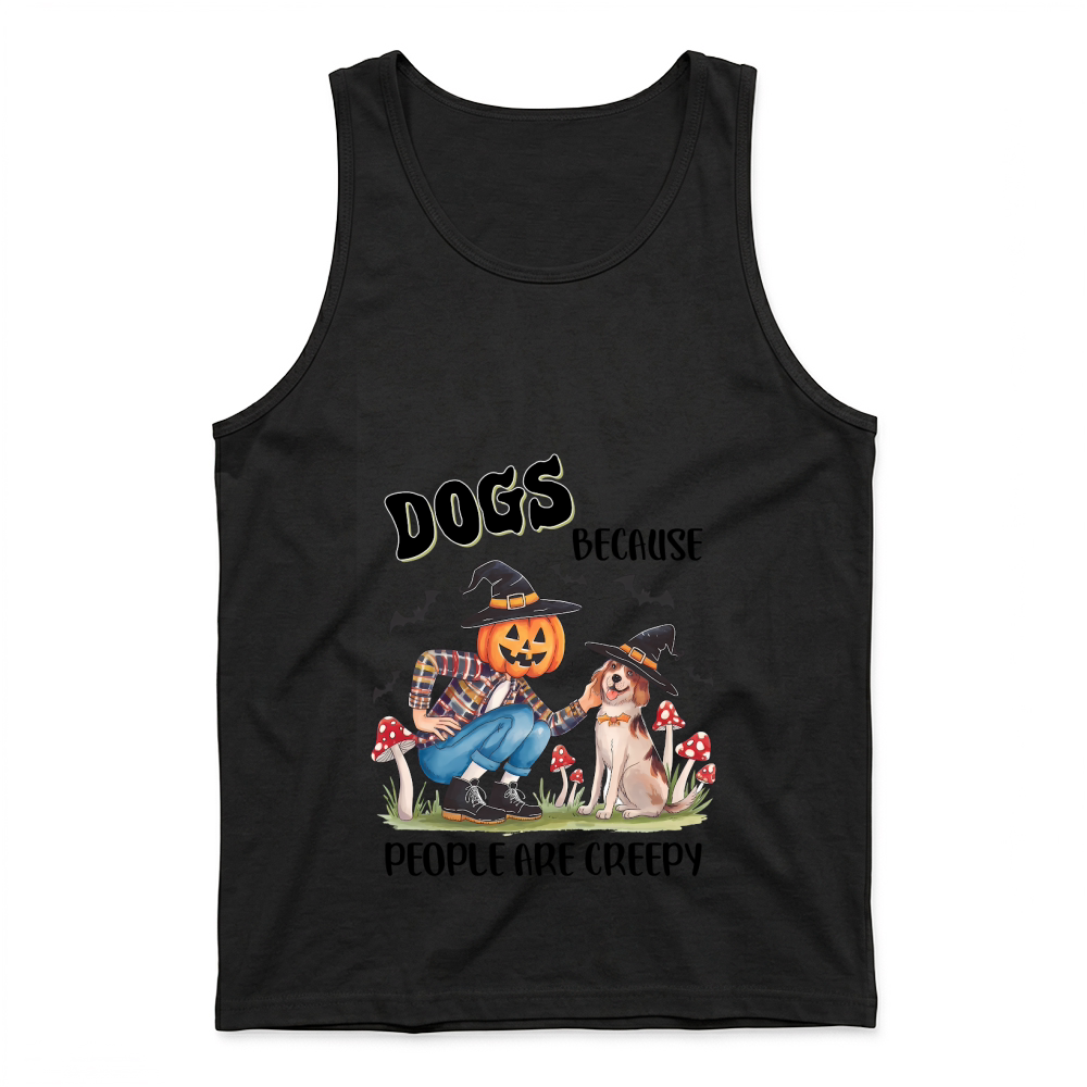 Product Dogs Over People Funny Halloween Tank Top