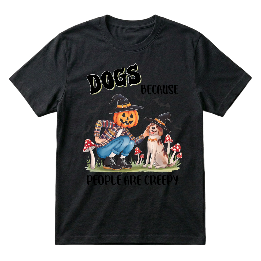 Product Dogs Over People Funny Halloween T-Shirt