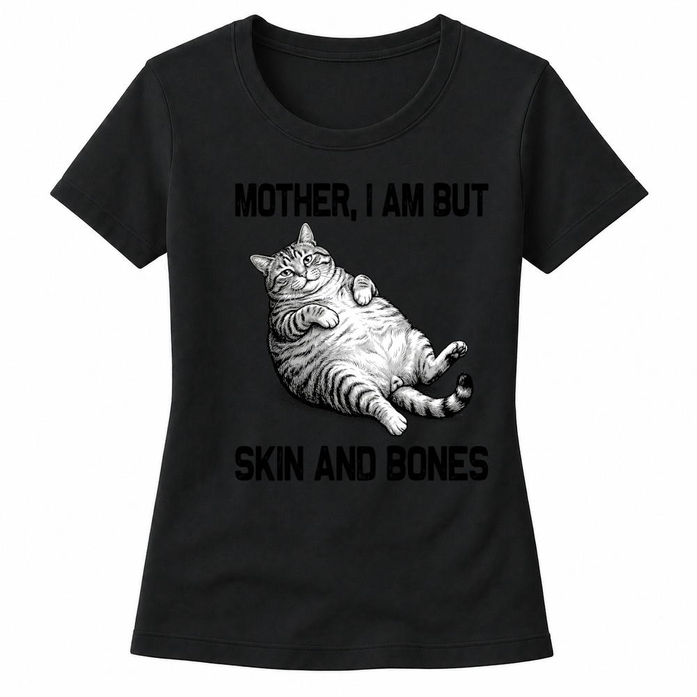 Product Mother I Am but Skin and Bones Cat Women's T-shirts
