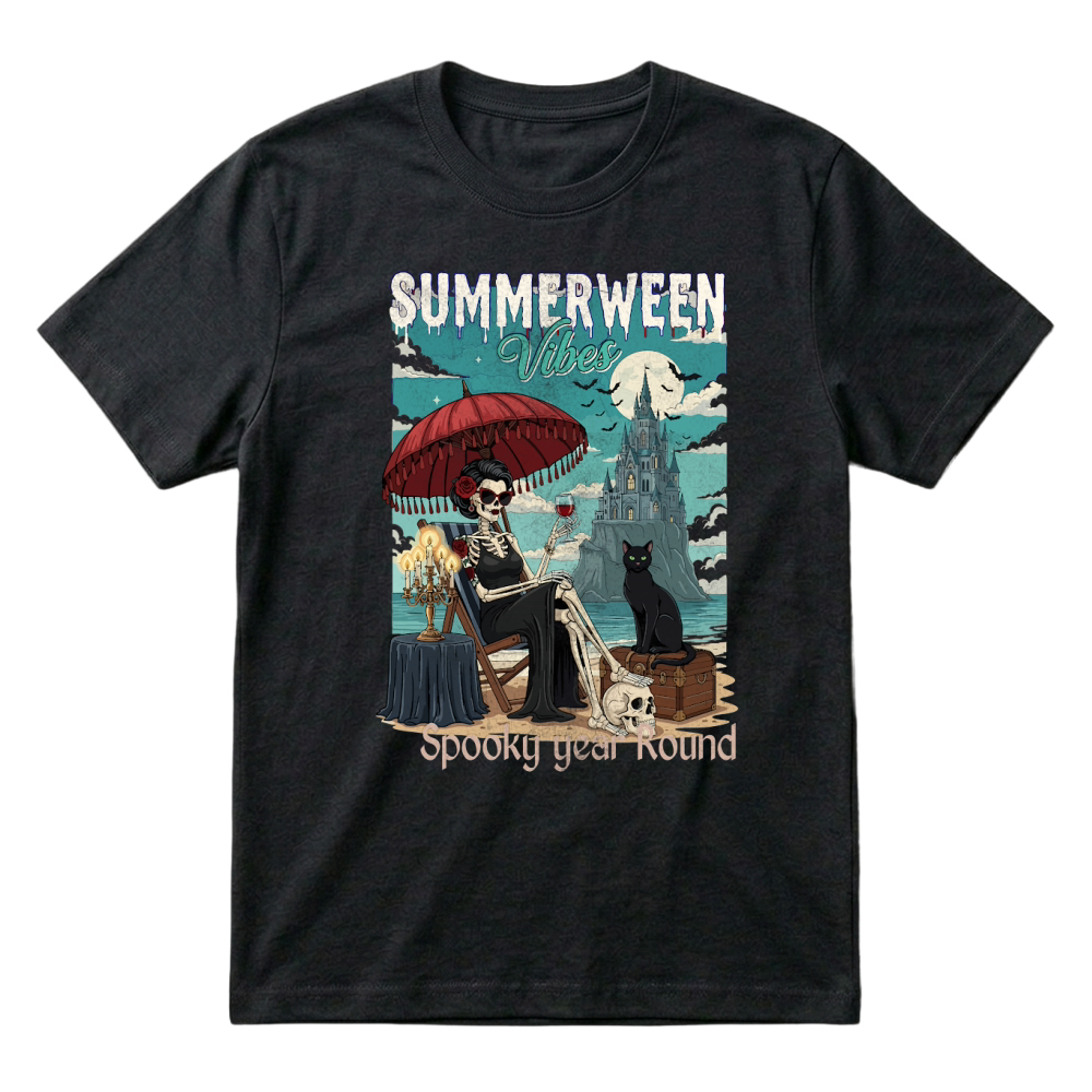 Product Summer Halloween Spooky Year Round Funny Halloween T-Shirt