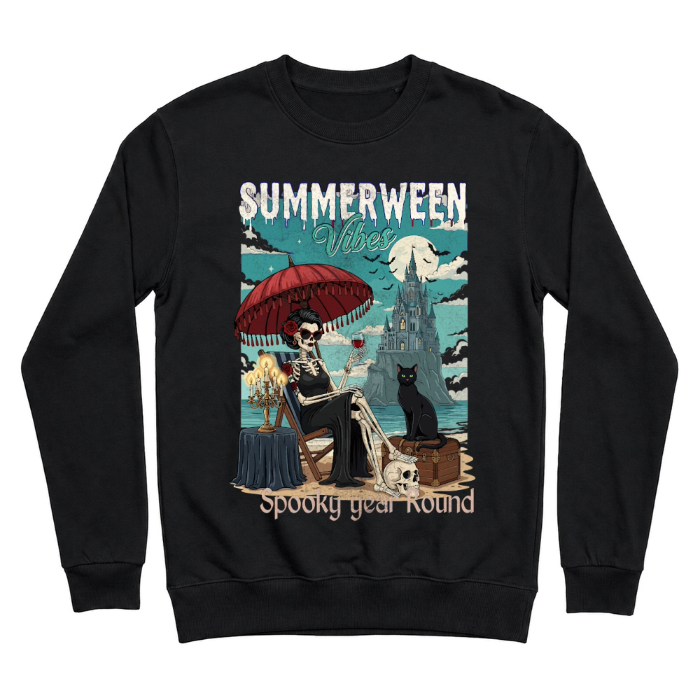 Product Summer Halloween Spooky Year Round Funny Halloween Unisex Sweatshirt