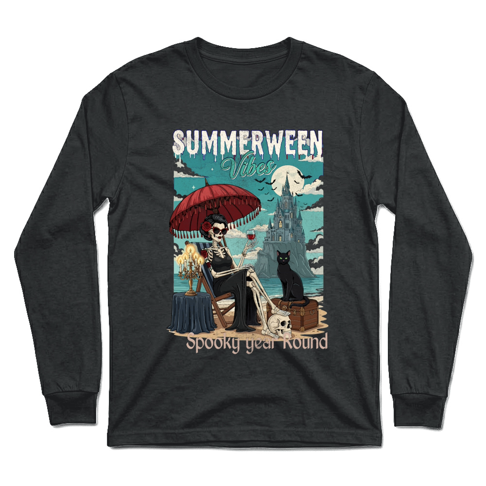Product Summer Halloween Spooky Year Round Funny Halloween Unisex Longsleeve