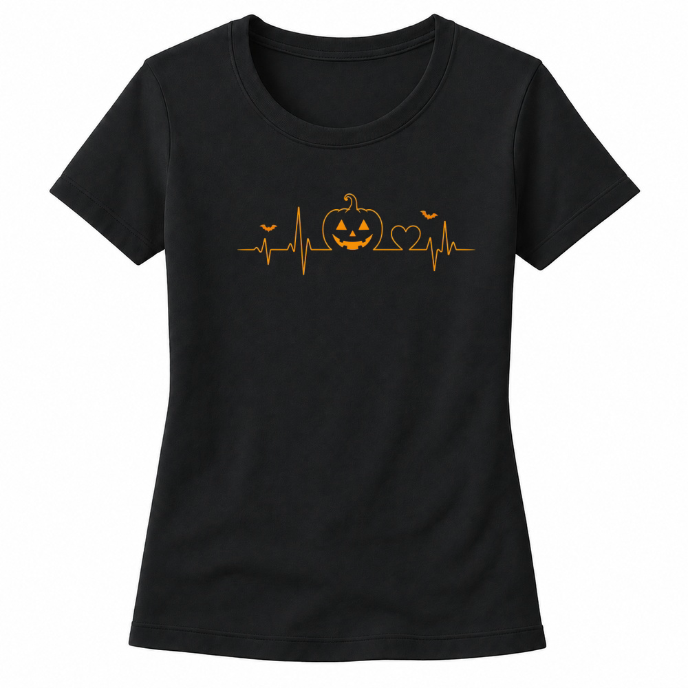 Product Halloween Pumpkin Nurse Heartbeat Women's T-shirts