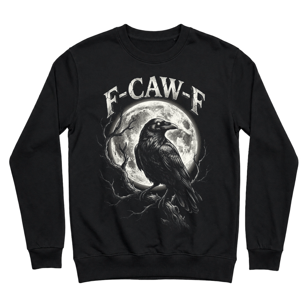 Product Raven Moon Halloween Spooky Bird Unisex Sweatshirt