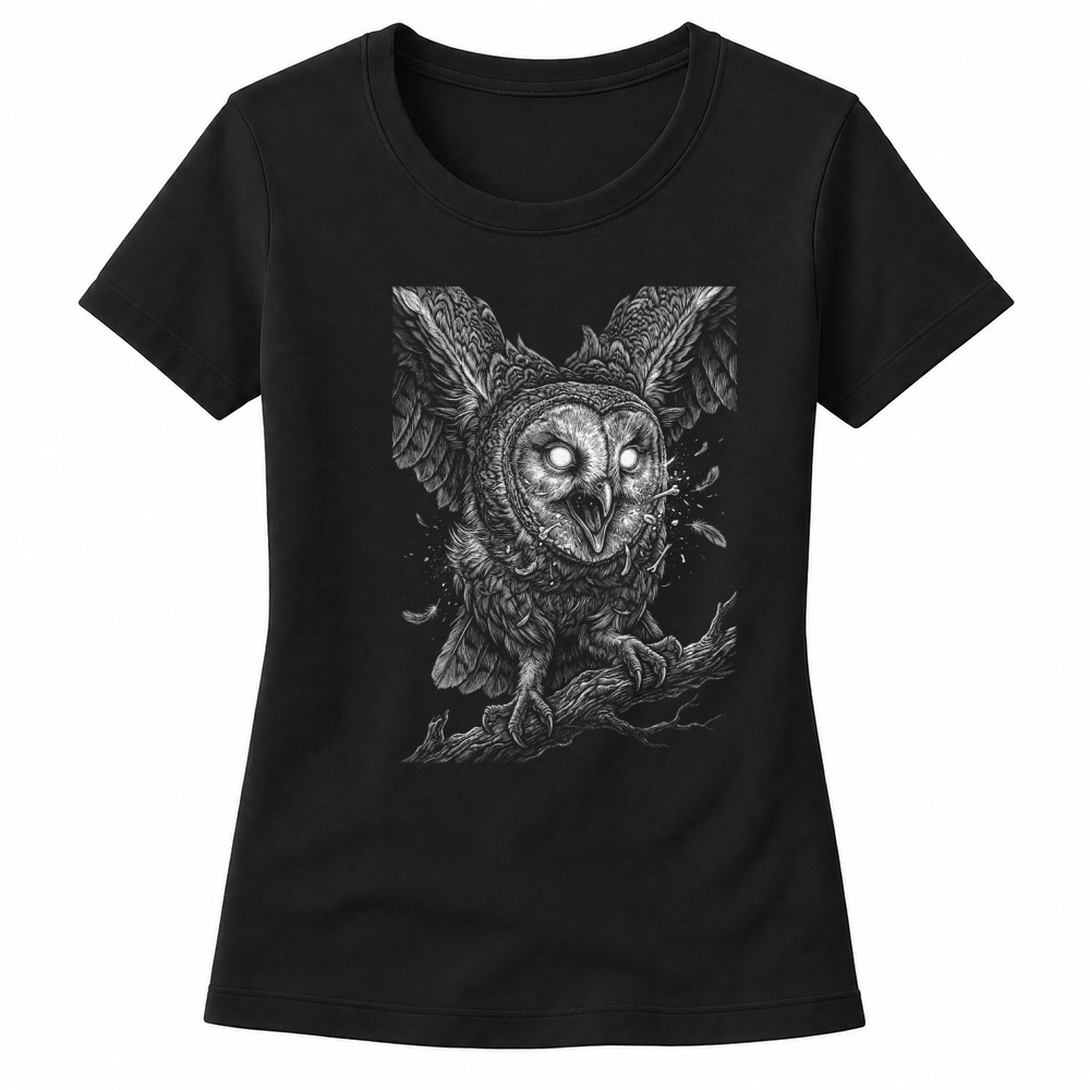 Product Owl Horror Spooky Bird Halloween Women's T-shirts
