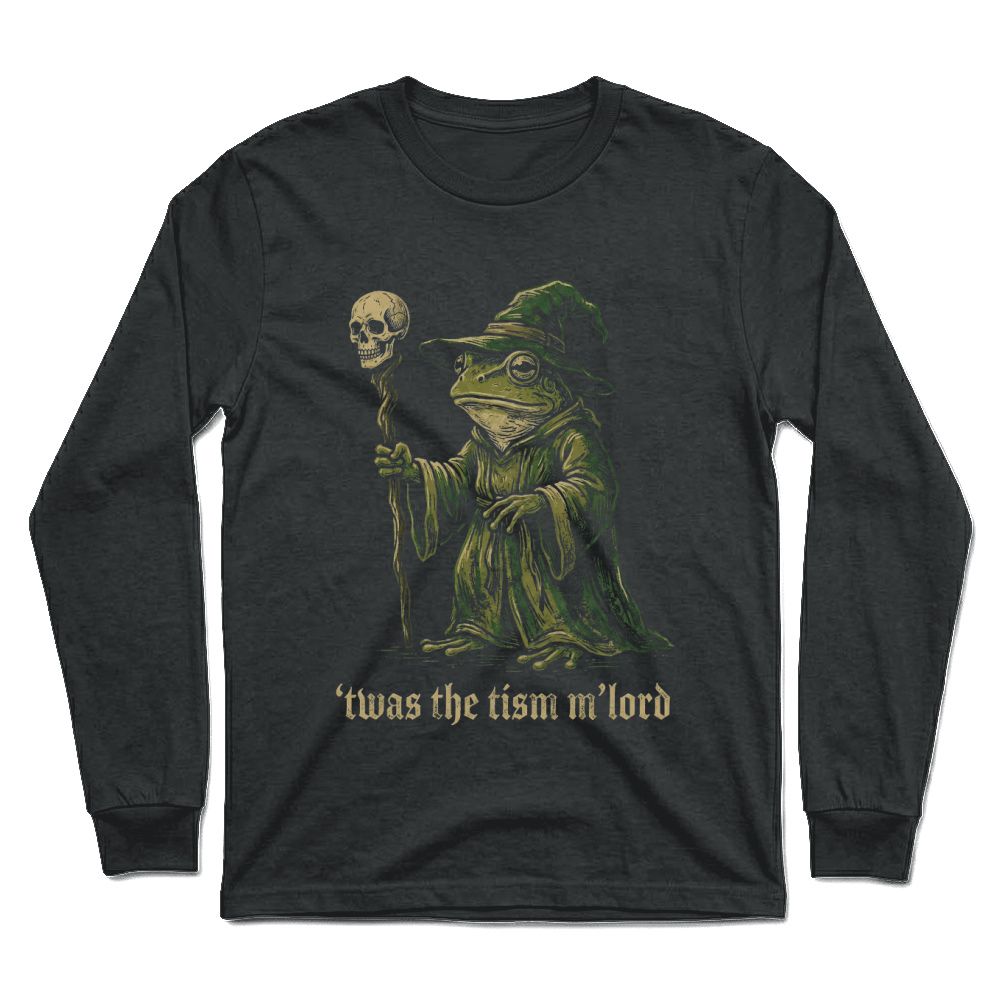 Product Frog Wizard Fantasy Illustration Halloween Unisex Longsleeve