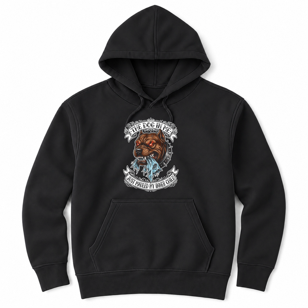 Product Dog Inner Child Maul Aggressive Unisex Hoodie
