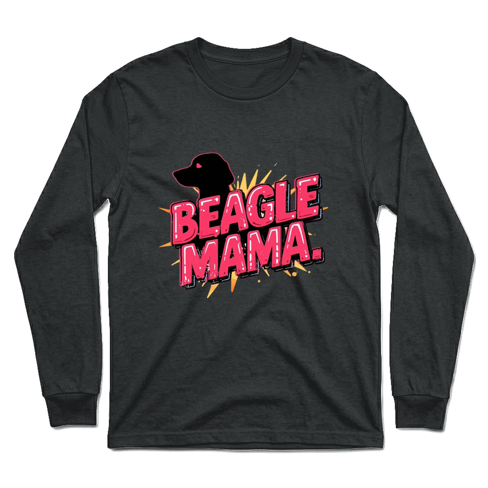 Product Beagle Mama Retro Dog Mom Unisex Longsleeve