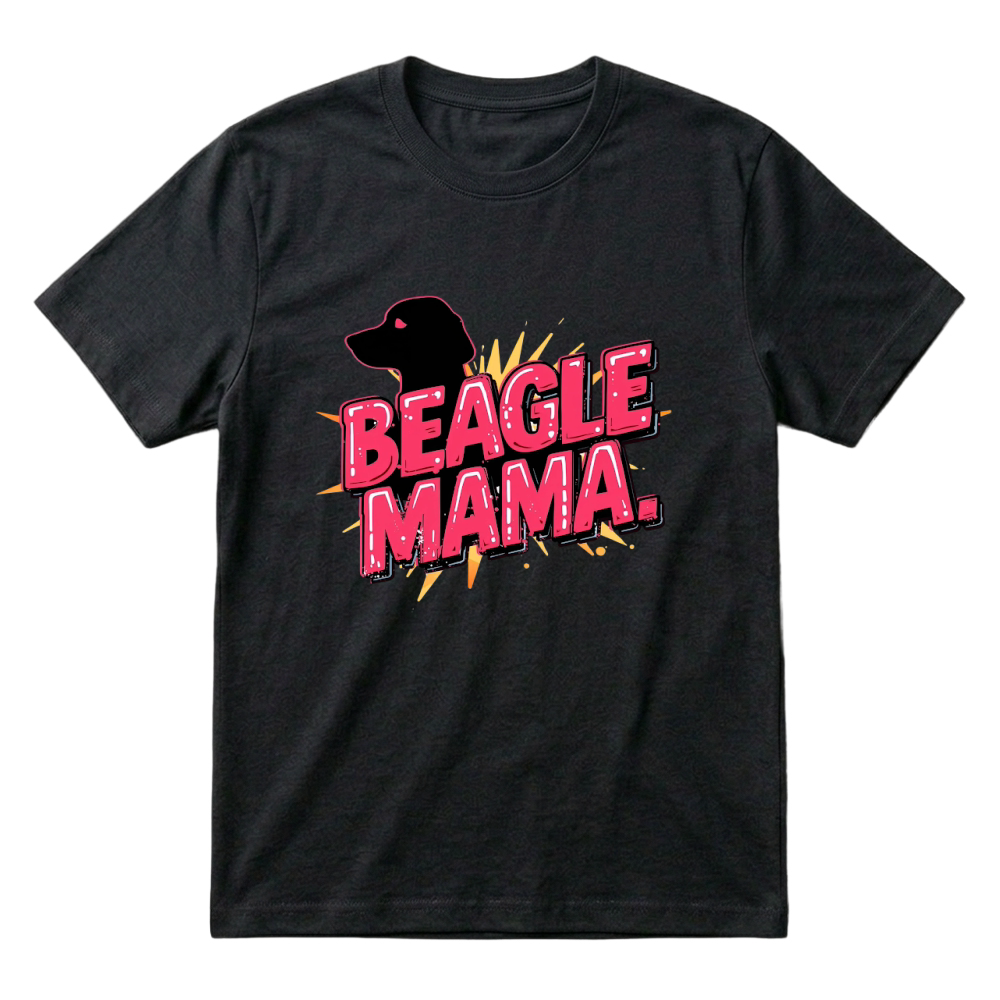 Product Beagle Mama Retro Dog Mom T-Shirt