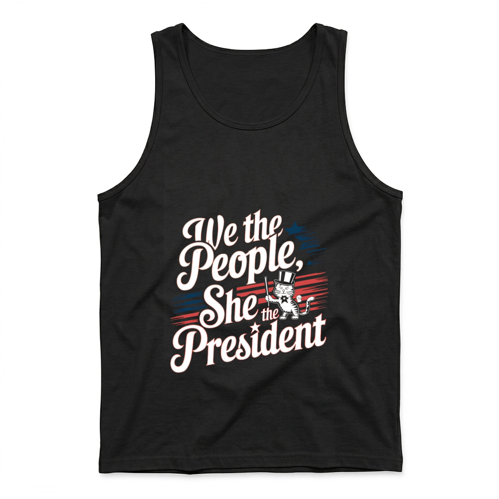 Product President Patriotic Cat She People Tank Top