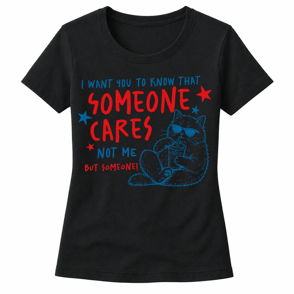 Product Someone cares Sarcastic Funny Cat Women's T-shirts