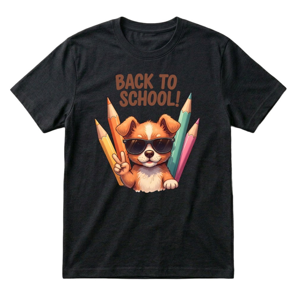 Product Back to School Dog Cool Vibes T-Shirt