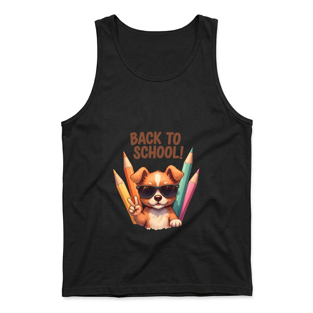 Product Back to School Dog Cool Vibes Tank Top