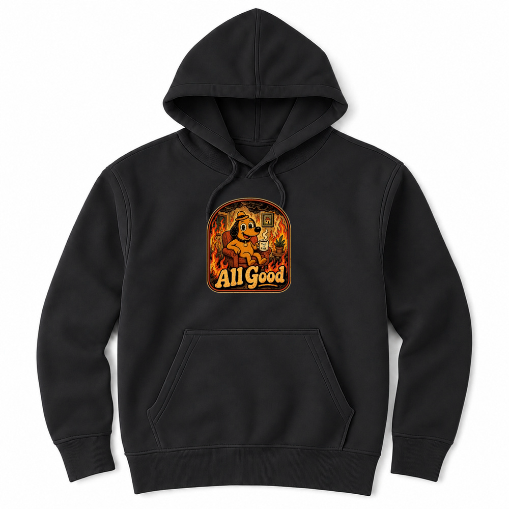 Product All Good Dog Lover Positive Quote Unisex Hoodie