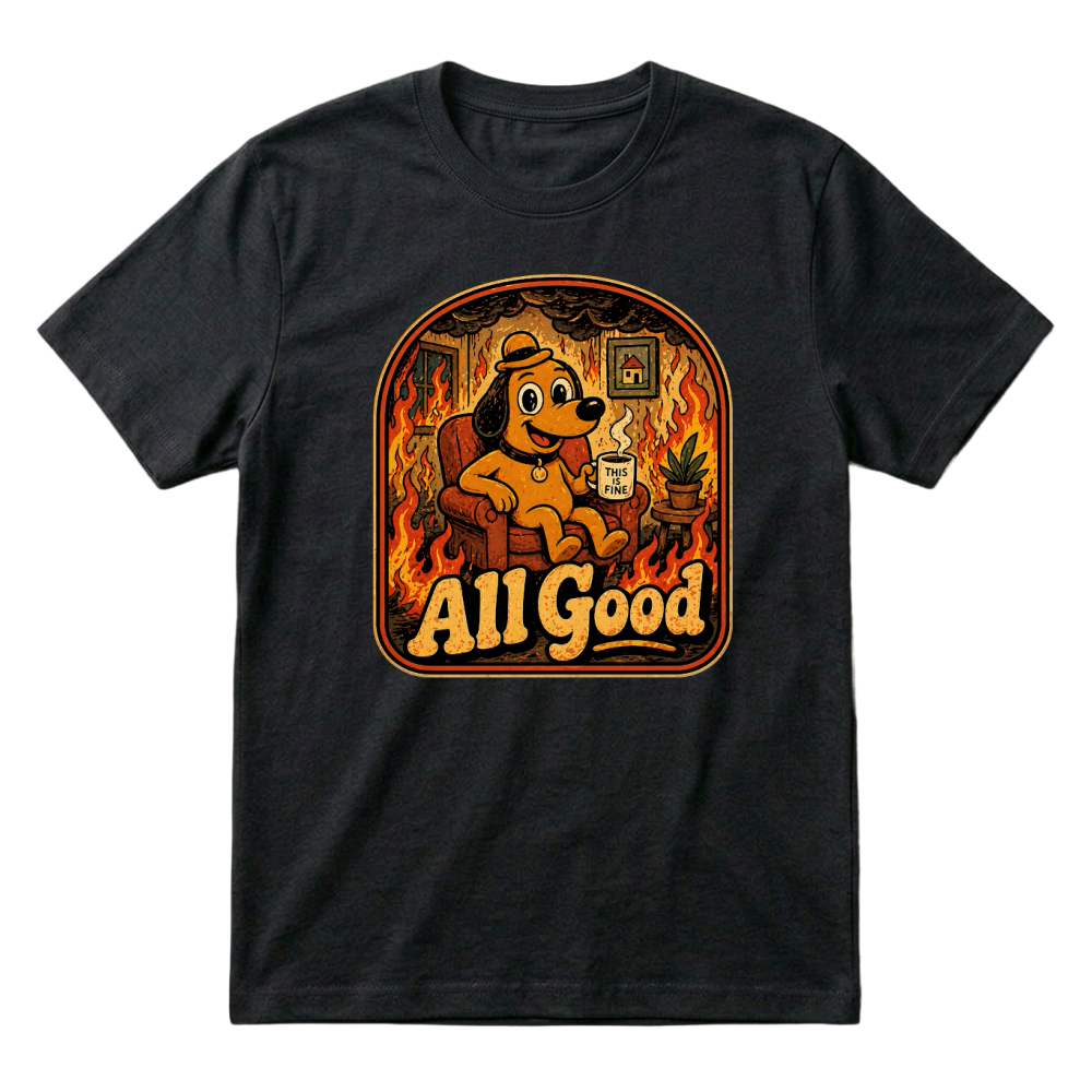 Product All Good Dog Lover Positive Quote T-Shirt