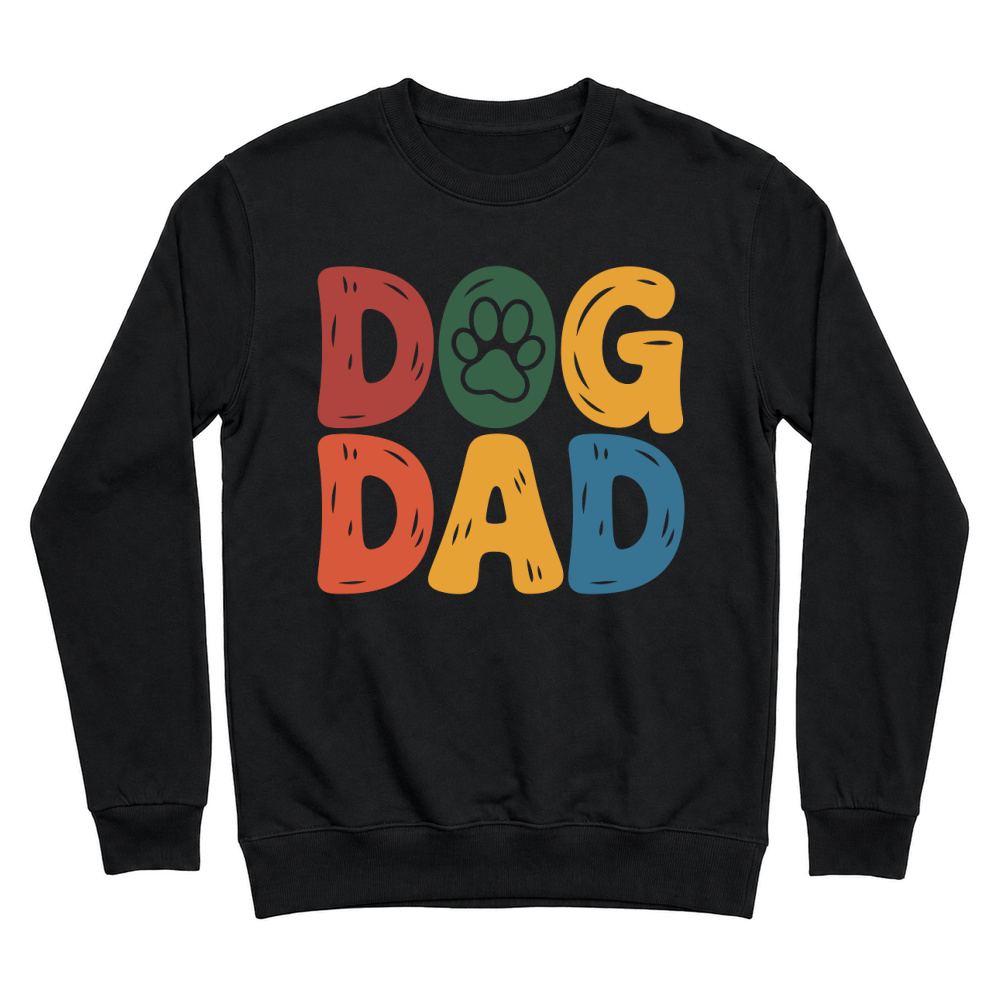 Product Cute Dog Dad Colorful Unisex Sweatshirt