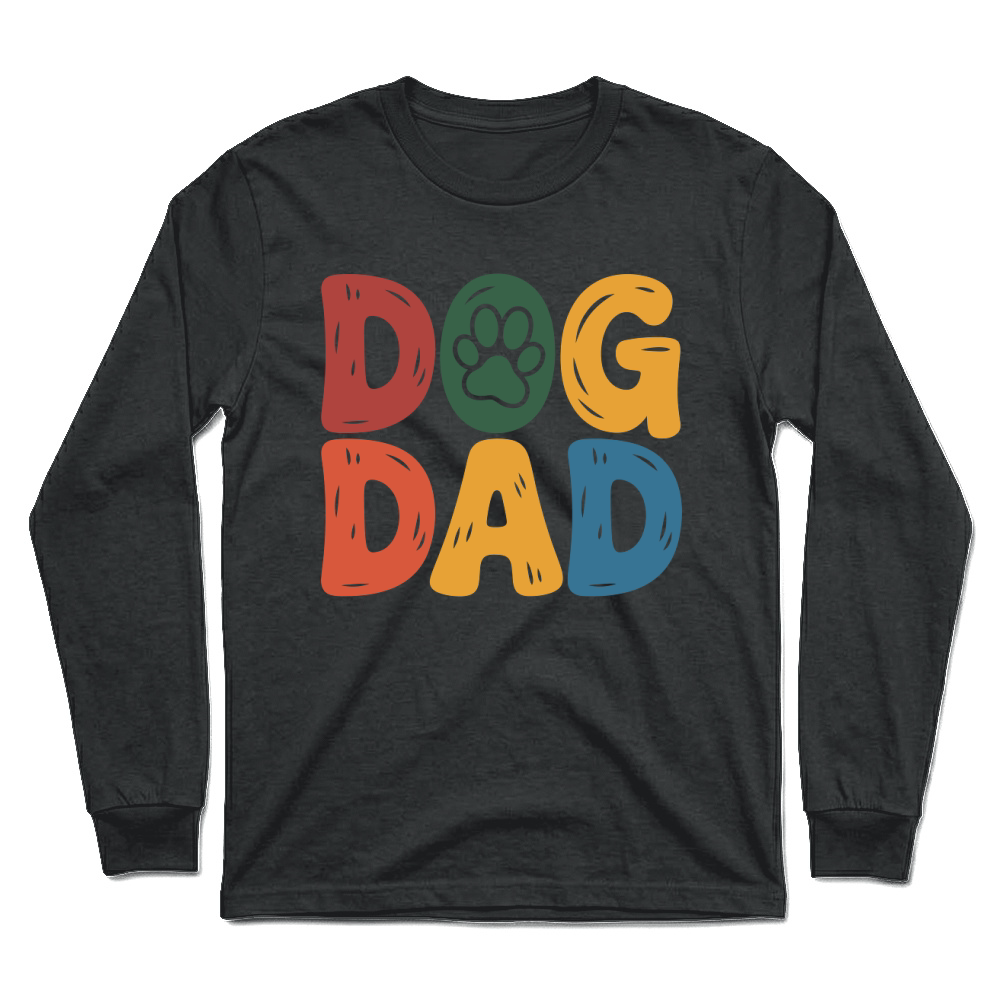 Product Cute Dog Dad Colorful Unisex Longsleeve