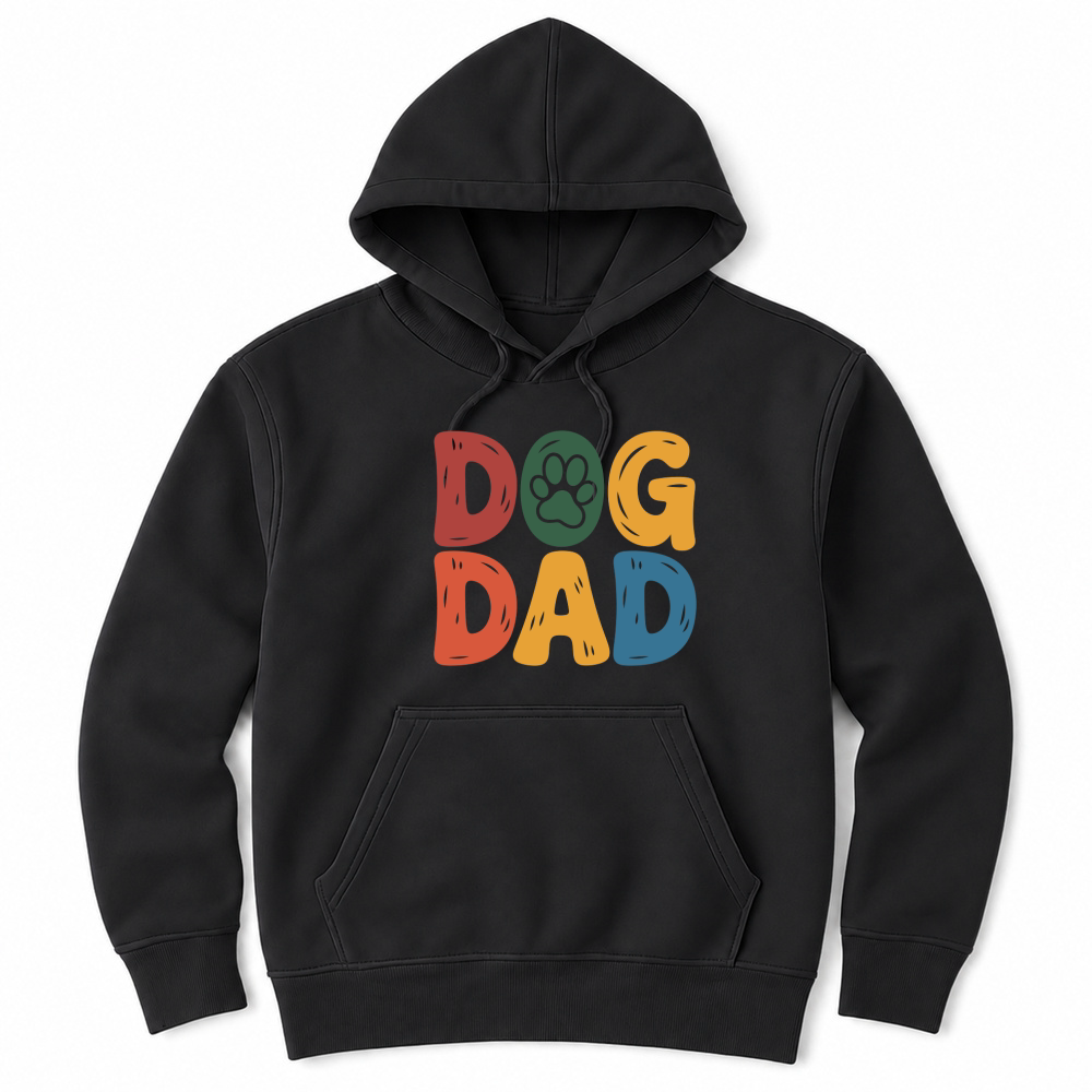 Product Cute Dog Dad Colorful Unisex Hoodie