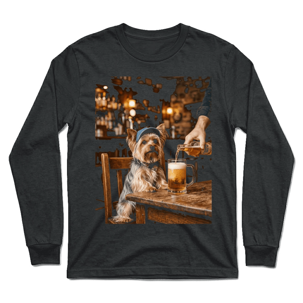 Product Dog Beer Bar Hat Pet Funny Dog Lover Unisex Longsleeve