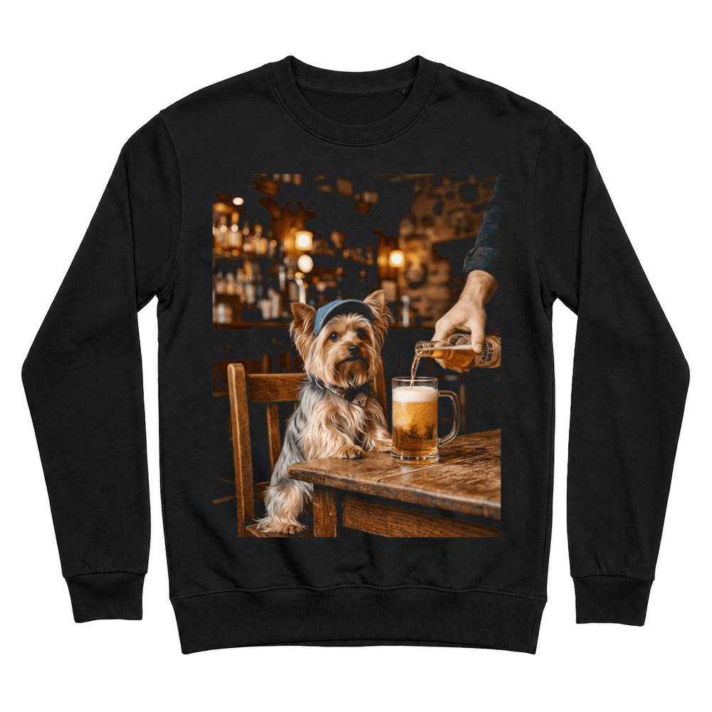 Product Dog Beer Bar Hat Pet Funny Dog Lover Unisex Sweatshirt