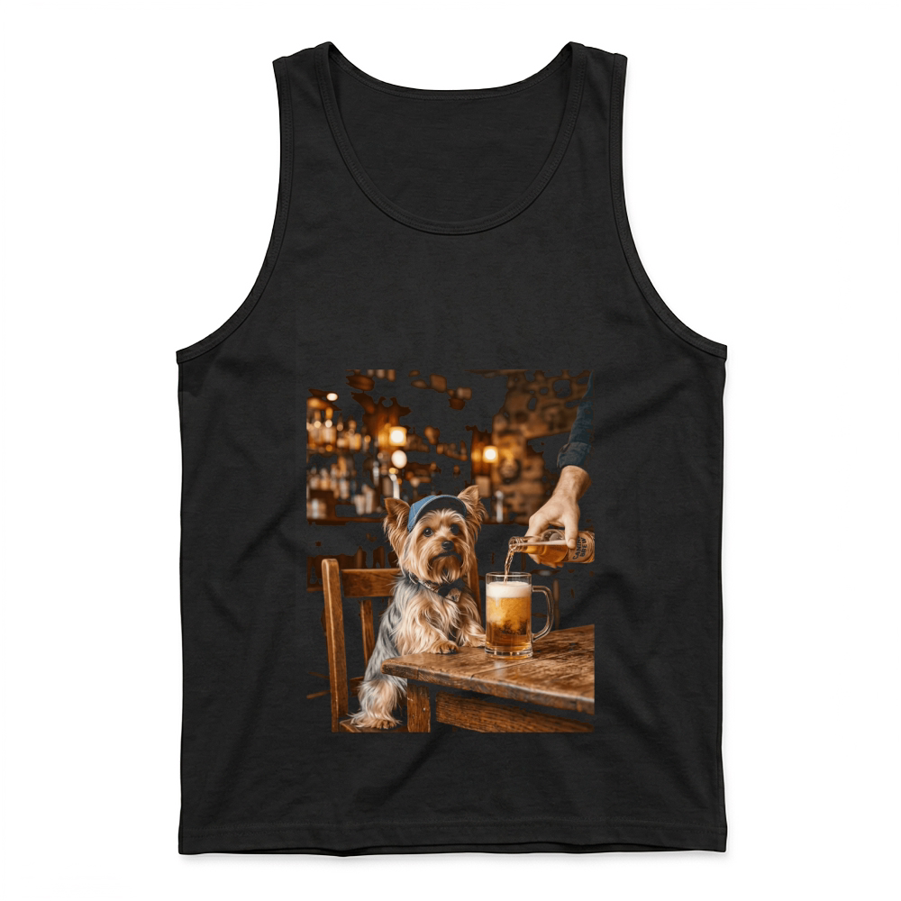 Product Dog Beer Bar Hat Pet Funny Dog Lover Tank Top