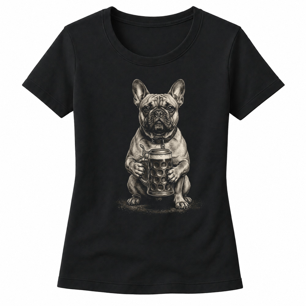Product Dog Frenchie Beer Oktoberfest Bulldog Women's T-shirts