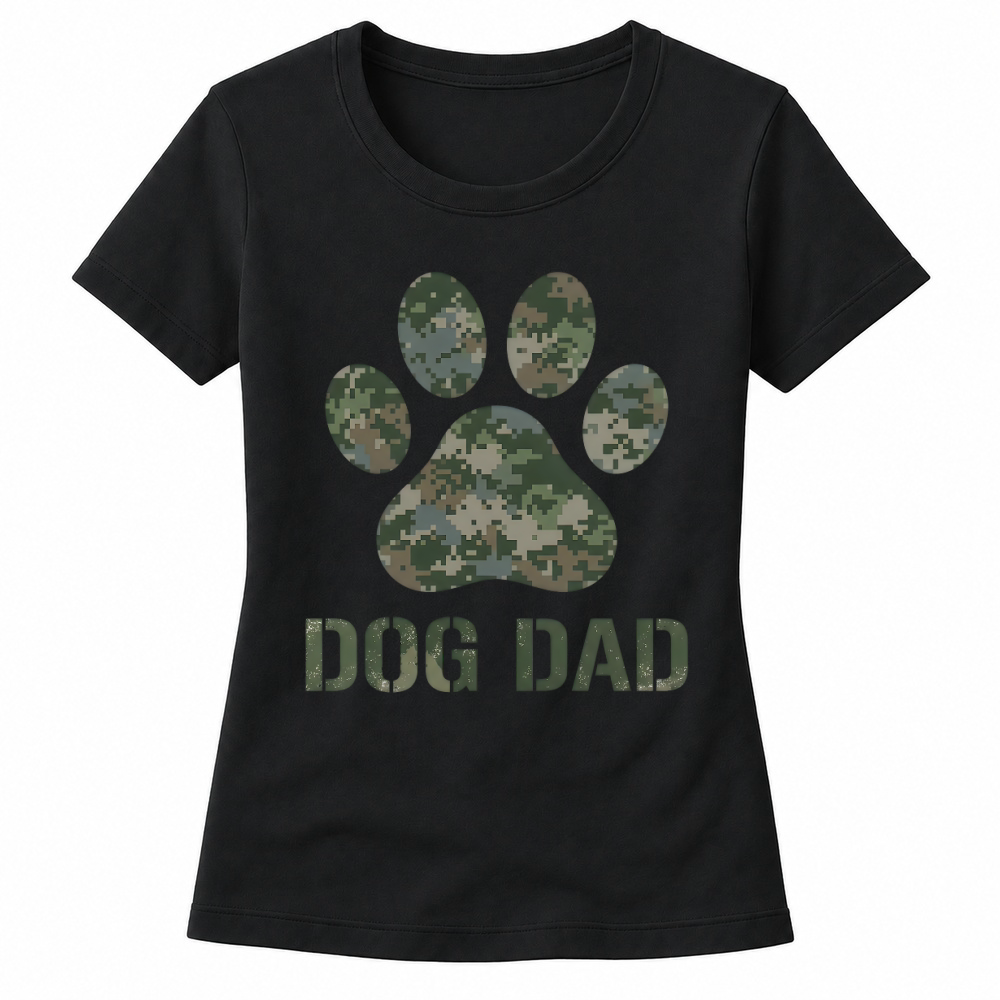 Product Dog Dad Camo Women's T-shirts