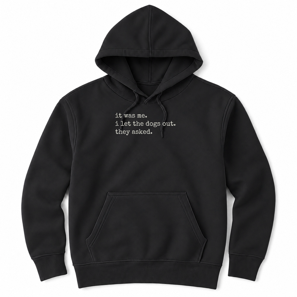 Product Dogs Humor Joke Sarcastic Lettering Unisex Hoodie
