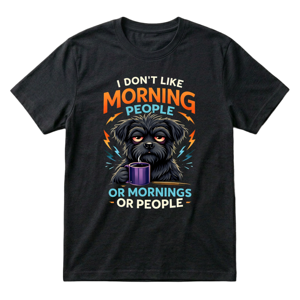 Product Dont Like Morning People Dog T-Shirt