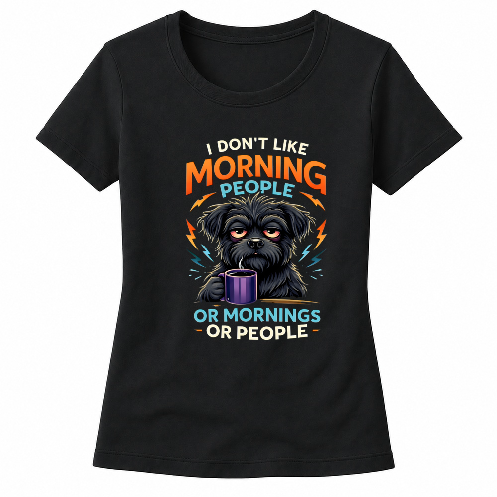 Product Dont Like Morning People Dog Women's T-shirts