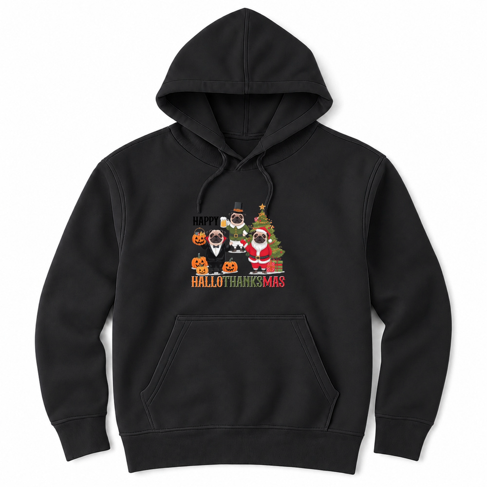 Product Festive Celebrate Hallothanksmas Unisex Hoodie