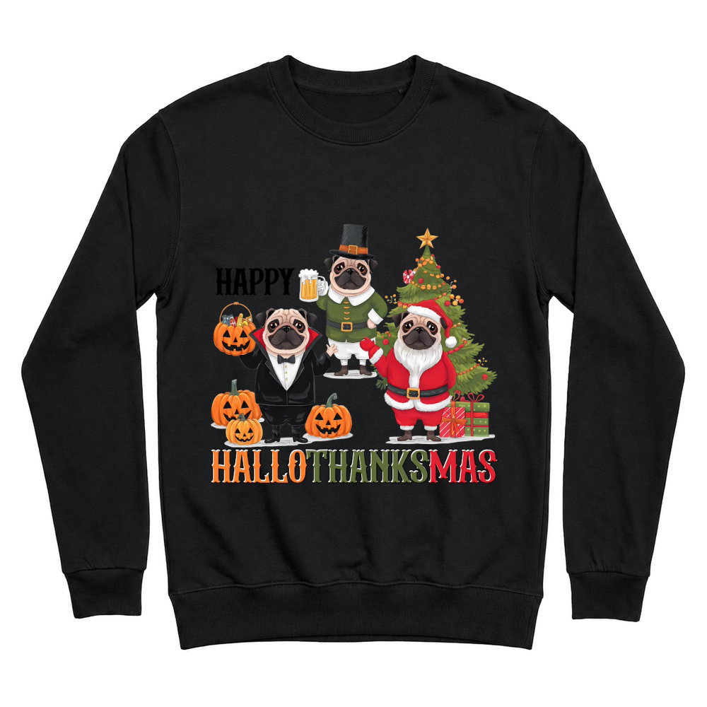 Product Festive Celebrate Hallothanksmas Unisex Sweatshirt