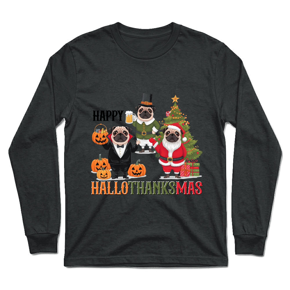 Product Festive Celebrate Hallothanksmas Unisex Longsleeve