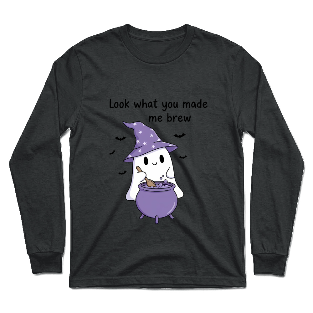 Product Spooky Halloween Retro Look What You Made Me Unisex Longsleeve