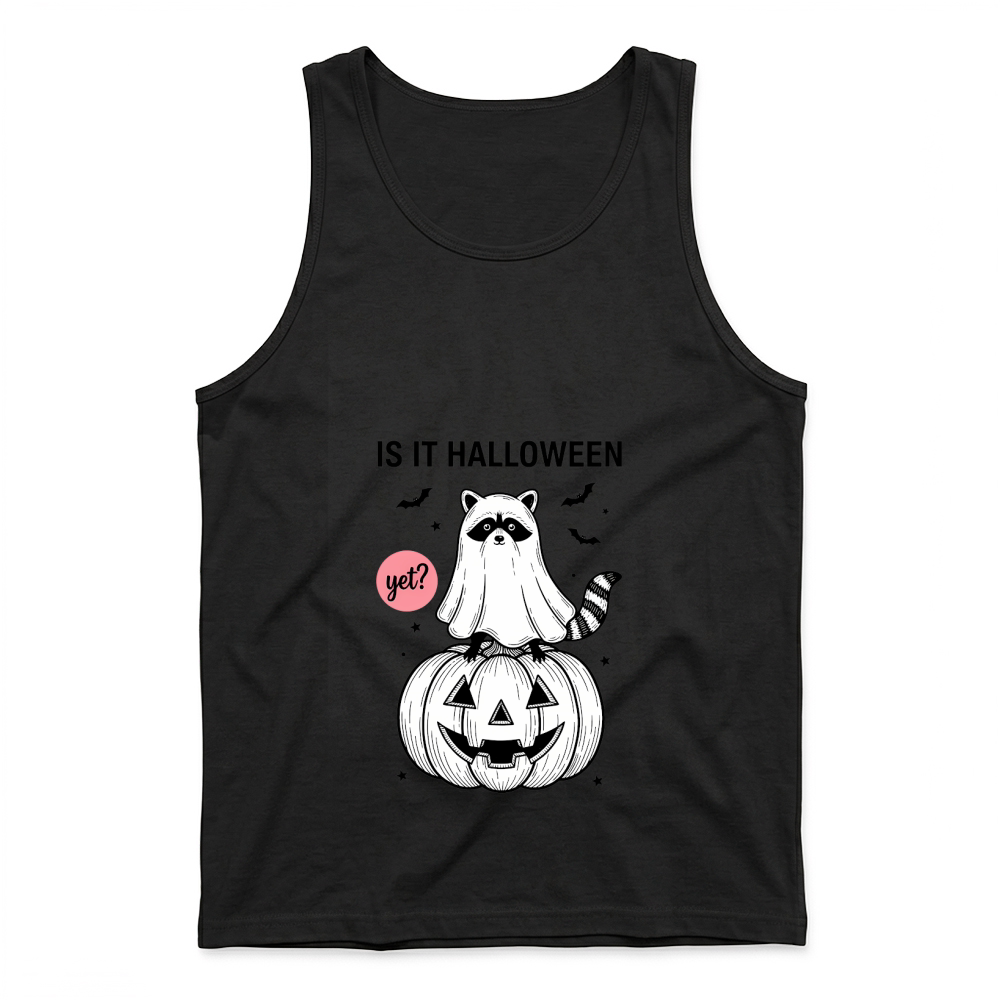 Product Spooky Halloween Retro Is It Halloween Yet Pumpkin Tank Top