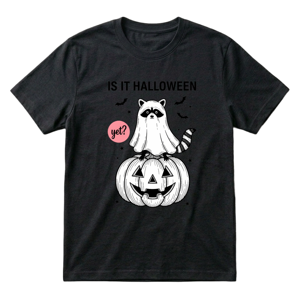 Product Spooky Halloween Retro Is It Halloween Yet Pumpkin T-Shirt