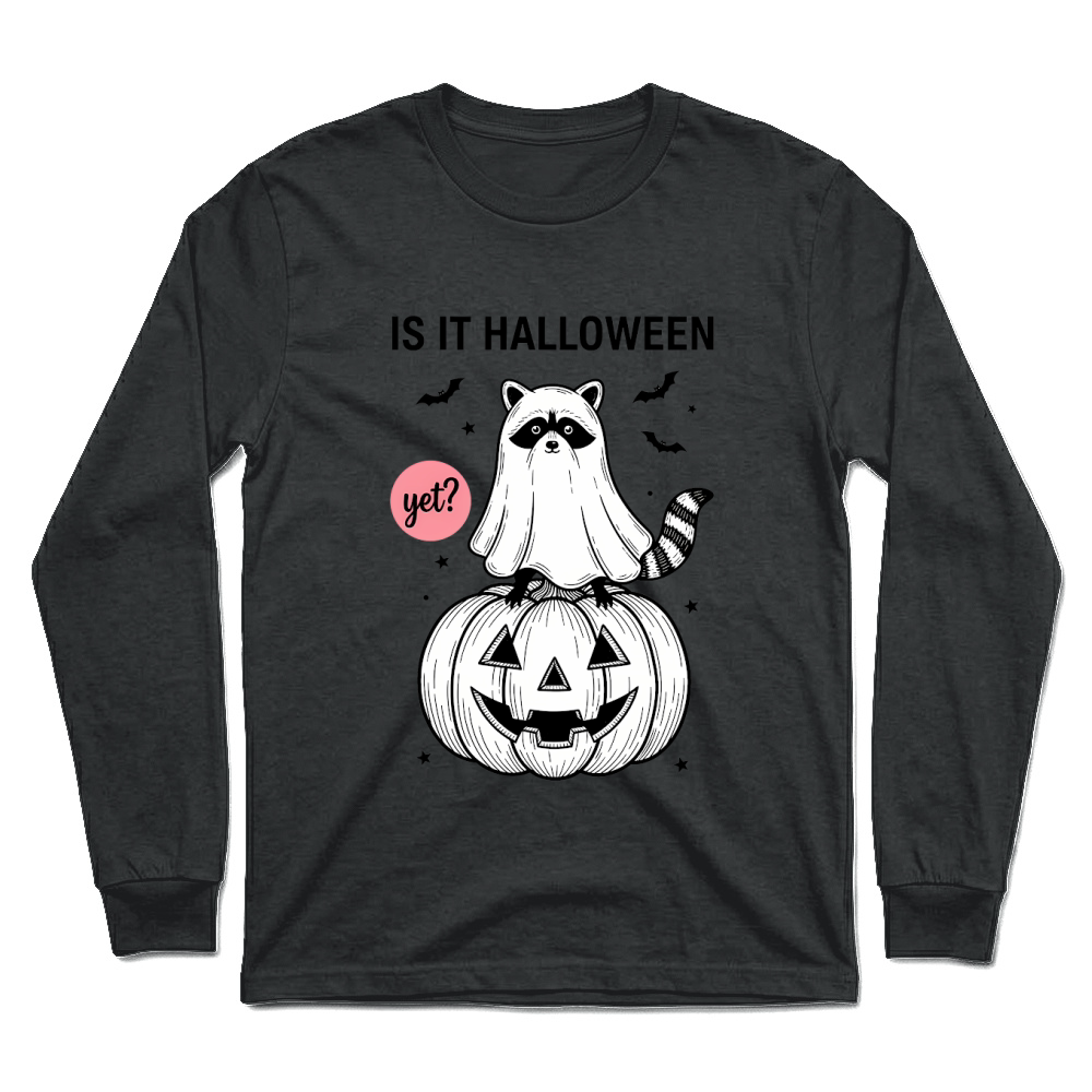 Product Spooky Halloween Retro Is It Halloween Yet Pumpkin Unisex Longsleeve