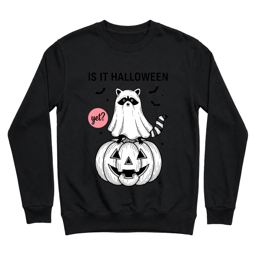 Product Spooky Halloween Retro Is It Halloween Yet Pumpkin Unisex Sweatshirt
